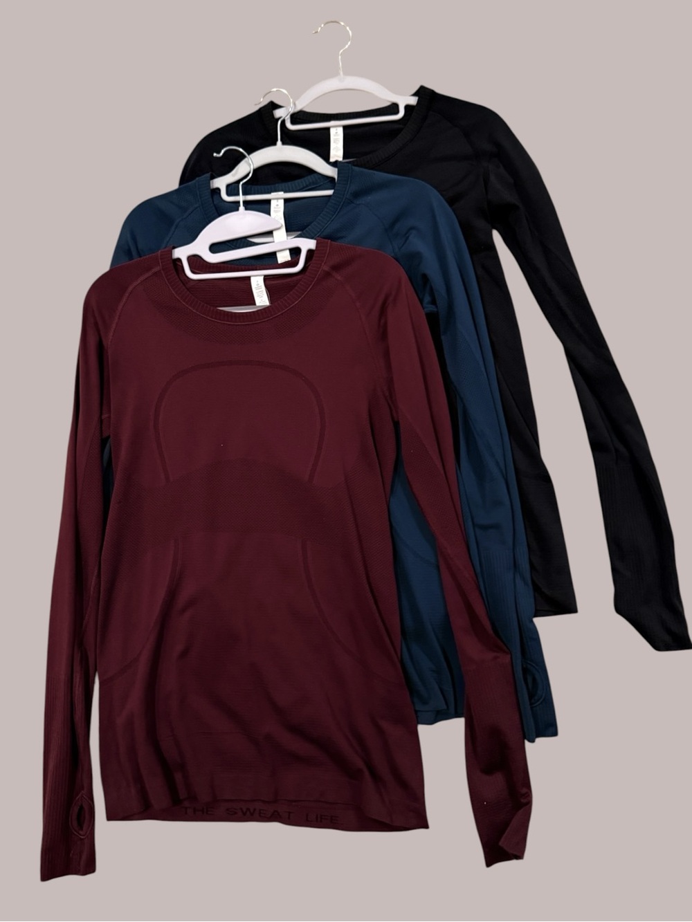 3 PK Lululemon Long Sleeve Swiftly Tech
